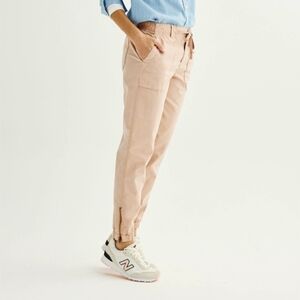 Women's Sonoma Goods For Life Zip Hem Core Utility Jogger Pants MEDIUM
